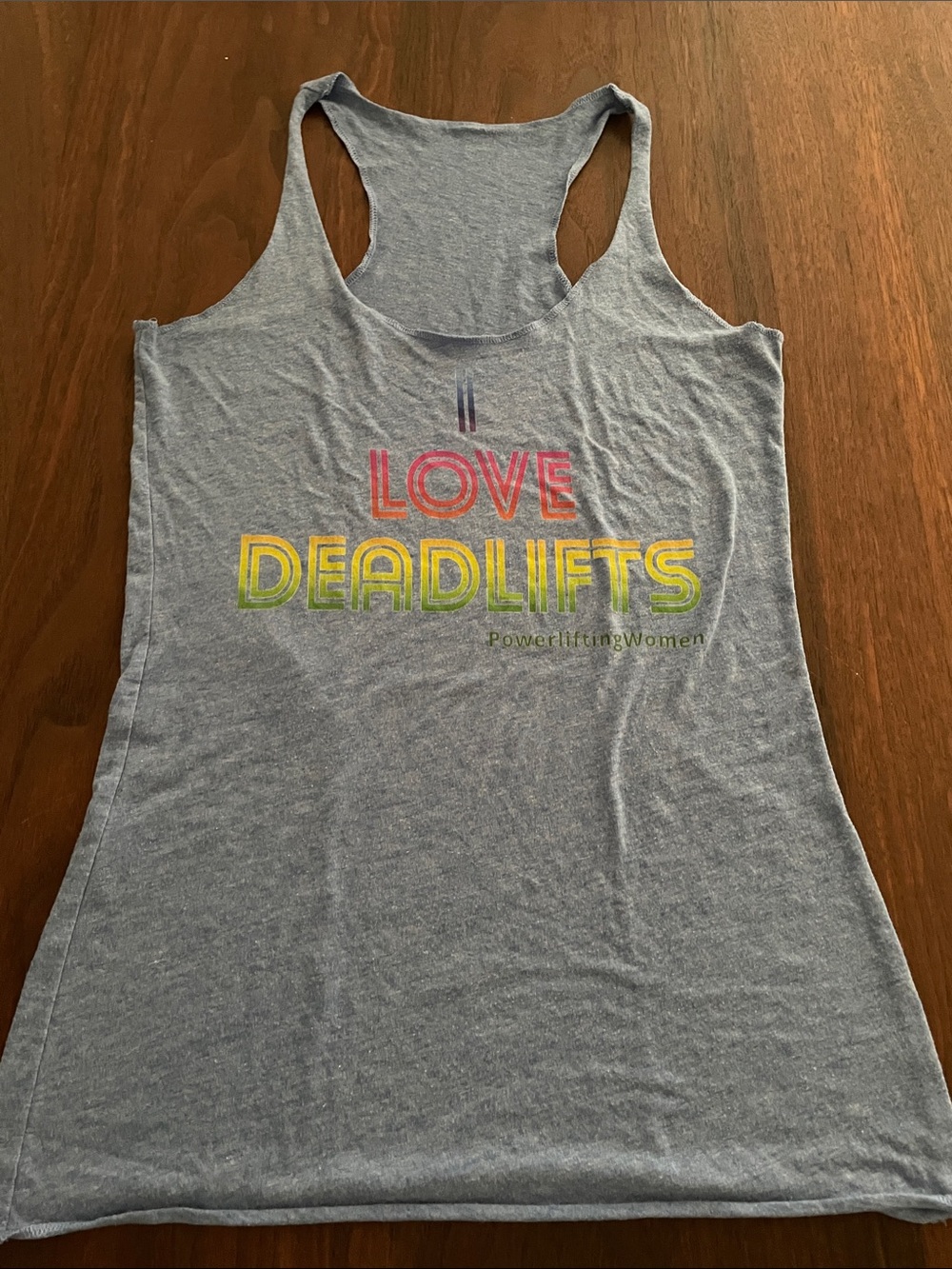 “I LOVE DEADLIFTS” racerback tank top
